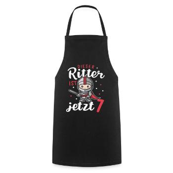 Birthday Gift 7 Years Birthday Boy - Cooking Apron - black - Front - AI Model Male 185 dark (185cm)
