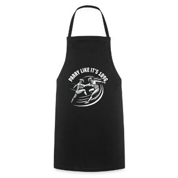 Masque Fencer Sport Design Sur Jeu Sur L’escrime De Combat - Tablier de cuisine - noir - Devant - AI Model Male 185 dark (185cm)