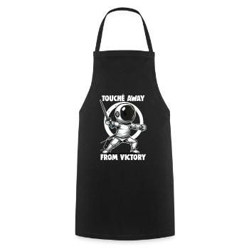 Masque Fencer Sport Design Sur Jeu Sur L’escrime De Combat - Tablier de cuisine - noir - Devant - AI Model Male 185 dark (185cm)