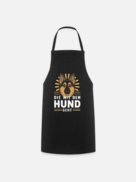 Deutscher Schäferhund Hund Malinois Hunde - Kochschürze - Schwarz
