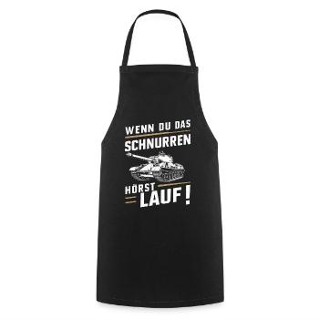Tanks Main Battle Tanks Tank Tanks Tank Drivers - Cooking Apron - black - Front - AI Model Male 185 dark (185cm)