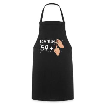 Birthday gift 60 years birthday boy - Cooking Apron - black - Front - AI Model Male 185 dark (185cm)