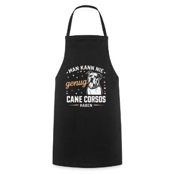 Chiens Cane Corso Italiano Chien - Tablier de cuisine - noir - Devant - AI Model Male 185 dark (185cm)