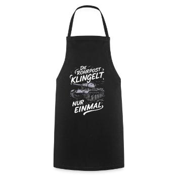 Tanks Main Battle Tanks Tank Tanks Tank Drivers - Cooking Apron - black - Front - AI Model Male 185 dark (185cm)