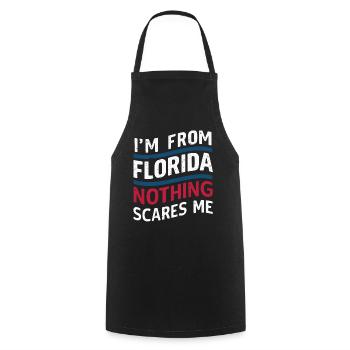 Florida USA Amerika Saat - Kochschürze - Schwarz - Vorne - AI Model Male 185 dark (185cm)