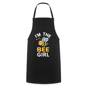 honey bee, beekeeper, bee, bee - Cooking Apron - black - Front - AI Model Male 185 dark (185cm)
