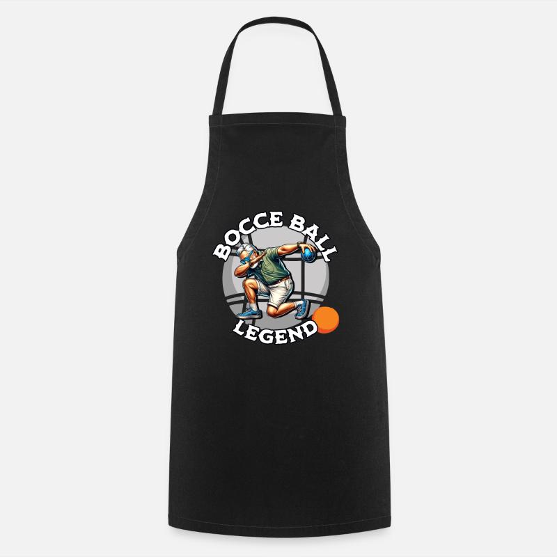 Légende de la pétanque - Tablier de cuisine - noir