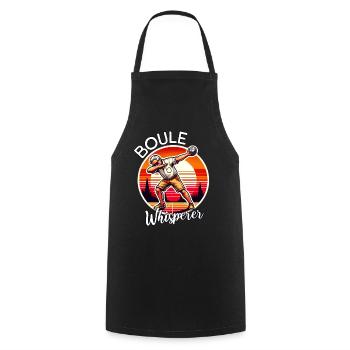 Boule Whisperer - Cooking Apron - black - Front - AI Model Male 185 dark (185cm)