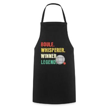 Boule Whisperer Boule Legend - Cooking Apron - black - Front - AI Model Male 185 dark (185cm)