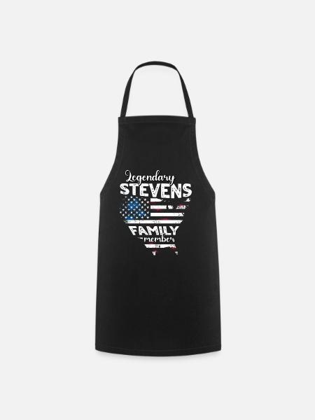 Familie Stevens US - Kochschürze - Schwarz