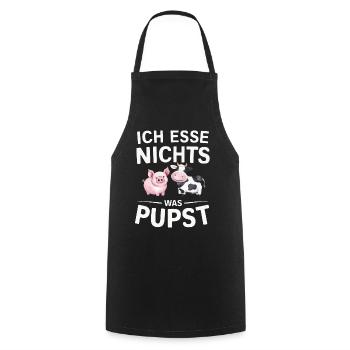 Vegetarier Veganer Tierschutz Tierrecht Veggie - Kochschürze - Schwarz - Vorne - AI Model Male 185 dark (185cm)