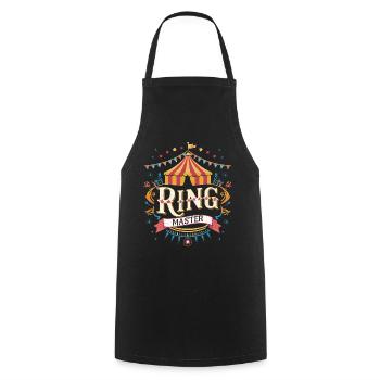 Cirque Carnaval Carnaval - Tablier de cuisine - noir - Devant - AI Model Male 185 dark (185cm)