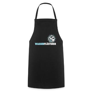 Water Master Sayings Water Whisperer - Cooking Apron - black - Front - AI Model Male 185 dark (185cm)