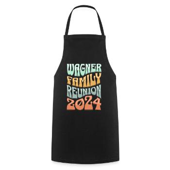 Wagner Family Reunion 2024 - Cooking Apron - black - Front - AI Model Male 185 dark (185cm)