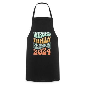 Vargas Family Reunion 2024 - Cooking Apron - black - Front - AI Model Male 185 dark (185cm)