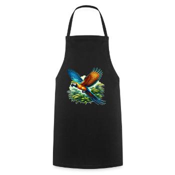 Parrot - Cooking Apron - black - Front - AI Model Male 185 dark (185cm)