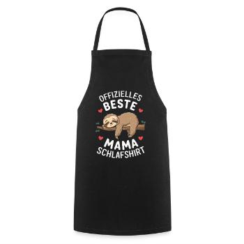 Sloth Sloths Animal Sleeping Lazy - Cooking Apron - black - Front - AI Model Male 185 dark (185cm)