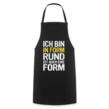 Sarcasm Irony Funny Sarcastic Sayings - Cooking Apron - black - Front - AI Model Male 185 dark (185cm)