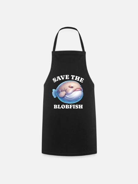 Save Blobfisch - Kochschürze - Schwarz