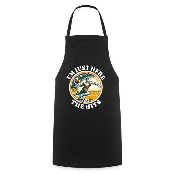 Dodgeball - Cooking Apron - black - Front - AI Model Male 185 dark (185cm)