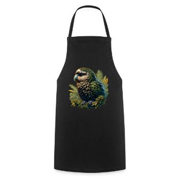 Kakapo - Cooking Apron - black - Front - AI Model Male 185 dark (185cm)