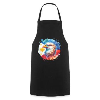Monkey Eagle - Cooking Apron - black - Front - AI Model Male 185 dark (185cm)