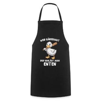Sarcasm Irony Funny Sarcastic Sayings - Cooking Apron - black - Front - AI Model Male 185 dark (185cm)