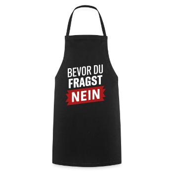 Sarcasme Ironie Drôle Paroles sarcastiques - Tablier de cuisine - noir - Devant - AI Model Male 185 dark (185cm)