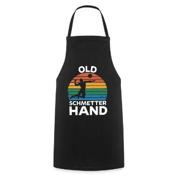 Volleyball Beach Volleyball Sports Volleyball Players - Cooking Apron - black - Front - AI Model Male 185 dark (185cm)