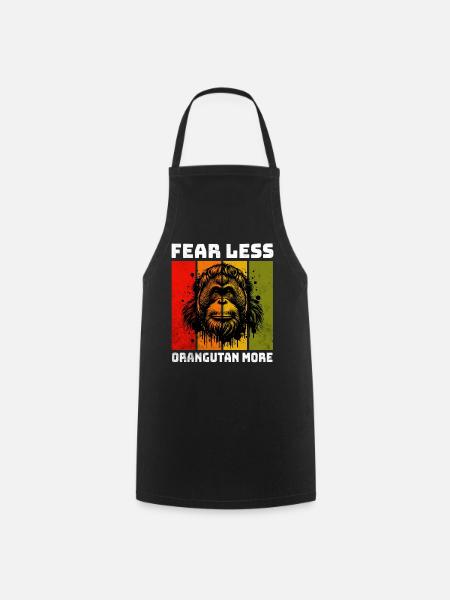 Orang-outan de Sumatra Orang-outan - Tablier de cuisine - noir