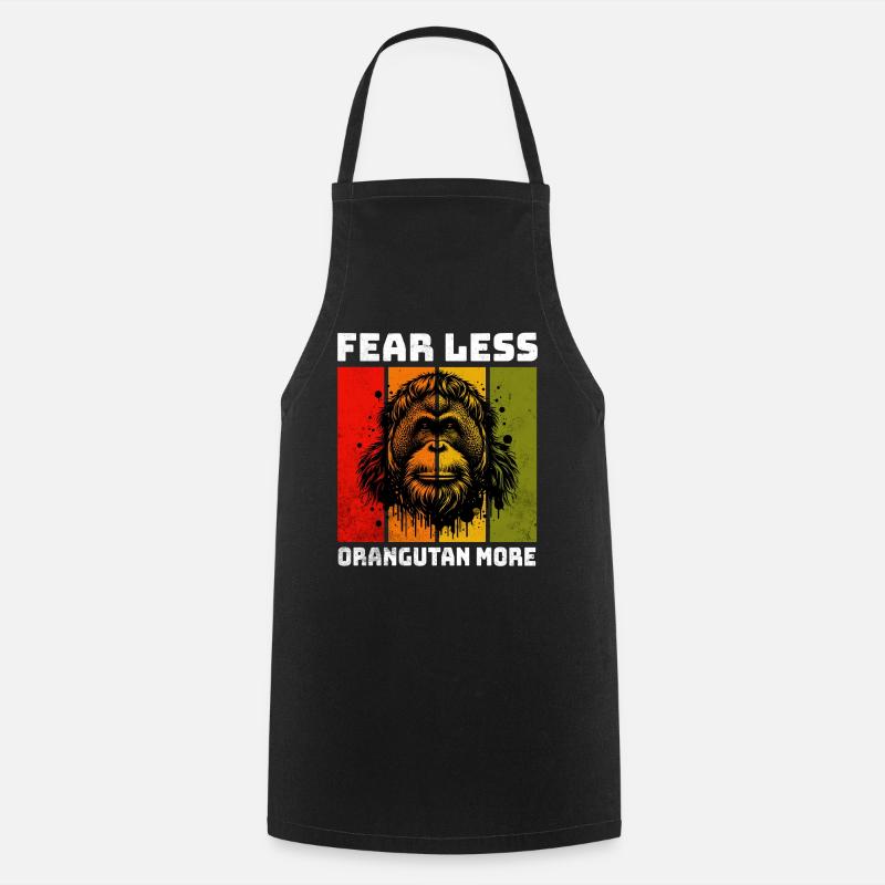 Orang-outan de Sumatra Orang-outan - Tablier de cuisine - noir