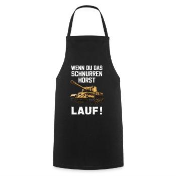 Tanks Main Battle Tanks Tank Tanks Tank Drivers - Cooking Apron - black - Front - AI Model Male 185 dark (185cm)