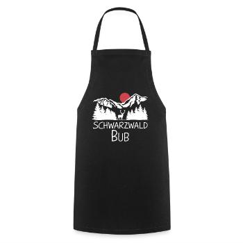 Black Forest Black Forest Baden-Württemberg - Cooking Apron - black - Front - AI Model Male 185 dark (185cm)