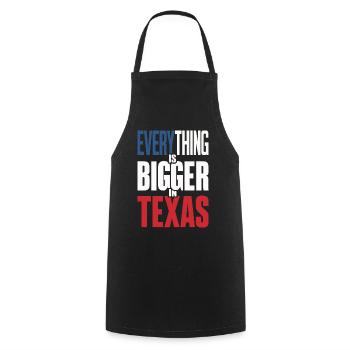 Texas State Texans Texas - Cooking Apron - black - Front - AI Model Male 185 dark (185cm)