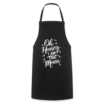 abeille abeille apicultrice abeille abeille - Tablier de cuisine - noir - Devant - AI Model Male 185 dark (185cm)