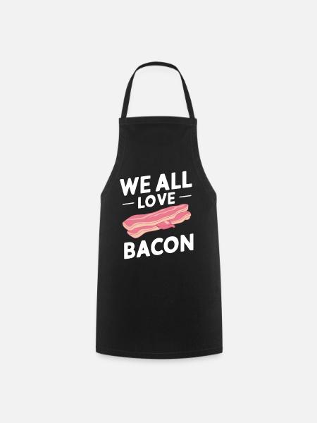 Bacon Frühstück Speck - Kochschürze - Schwarz