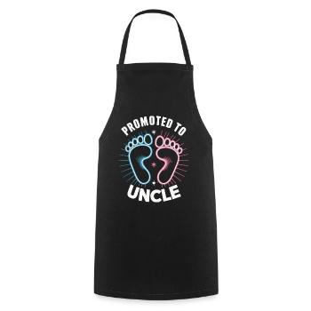 Uncle Fmilie Great-Uncle Uncle - Cooking Apron - black - Front - AI Model Male 185 dark (185cm)