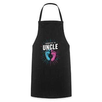 Uncle Fmilie Great-Uncle Uncle - Cooking Apron - black - Front - AI Model Male 185 dark (185cm)
