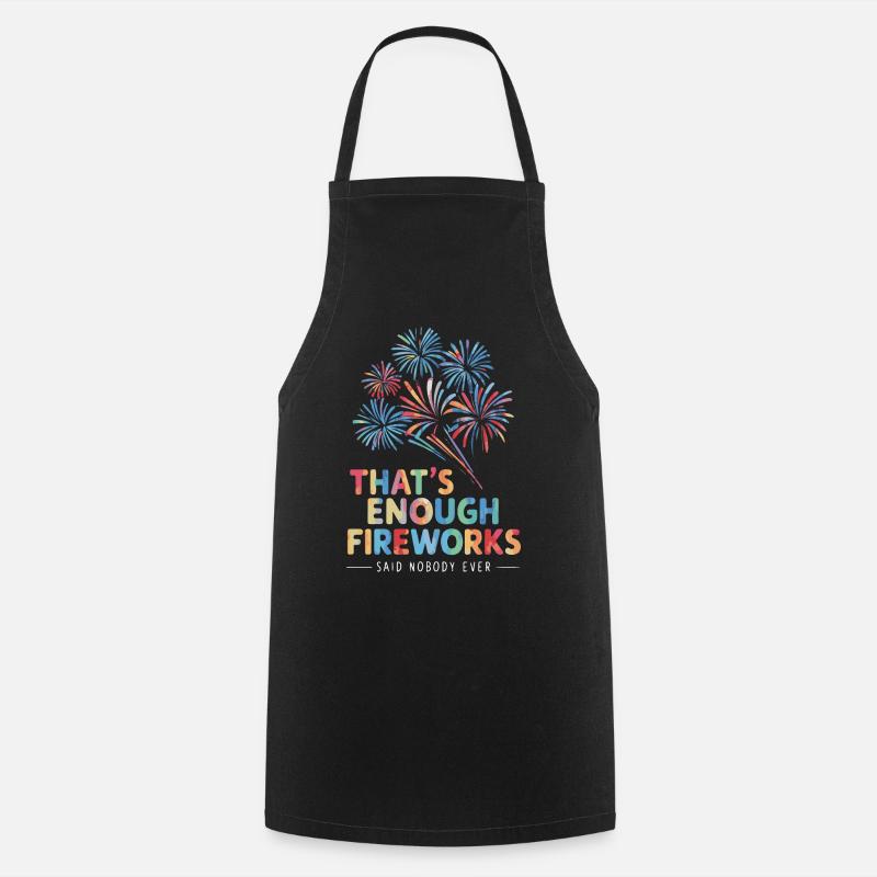 Pyrotechnics Fireworks Pyrotechnics - Cooking Apron - black