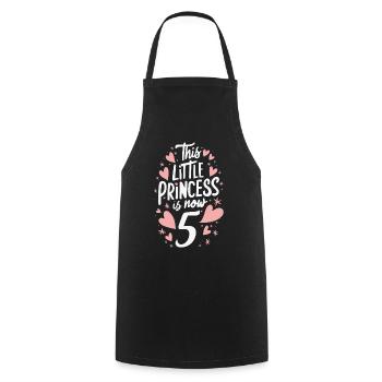 Gift 5 Years Birthday Child - Cooking Apron - black - Front - AI Model Male 185 dark (185cm)