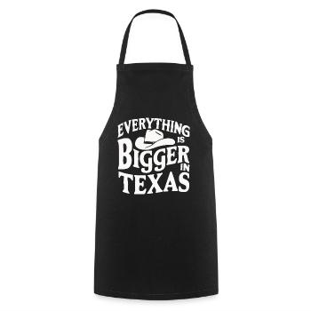 Texas State Texans Texas - Cooking Apron - black - Front - AI Model Male 185 dark (185cm)