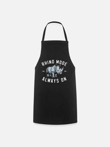 Rhinocéros Rhinocéros - Tablier de cuisine - noir