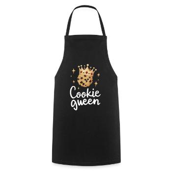 Cookies Cookie Keks Kekse Schokolade - Kochschürze - Schwarz - Vorne - AI Model Male 185 dark (185cm)