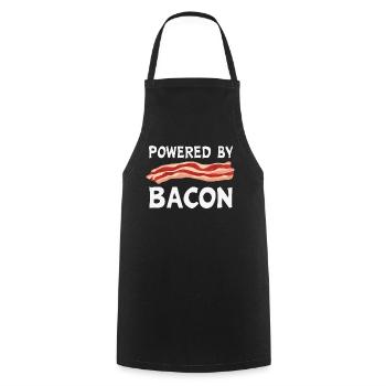 Bacon Frühstück Speck - Kochschürze - Schwarz - Vorne - AI Model Male 185 dark (185cm)