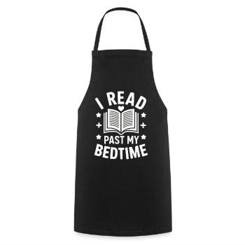 Bücher Buch lesen Bücherei Bibliothek Bücherwurm - Kochschürze - Schwarz - Vorne - AI Model Male 185 dark (185cm)
