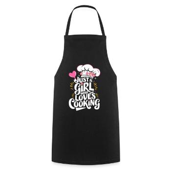 Koch Kochen Küchencheff Bäker - Kochschürze - Schwarz - Vorne - AI Model Male 185 dark (185cm)