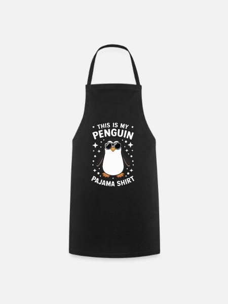 Pinguin Pinguine Tier - Kochschürze - Schwarz
