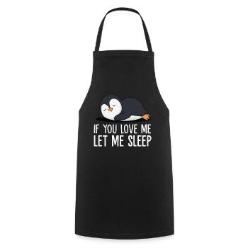 Penguin Penguins Animal - Cooking Apron - black - Front - AI Model Male 185 dark (185cm)