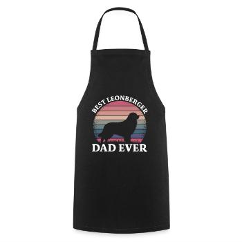Leonberger Saying Funny Leonberger Gift - Cooking Apron - black - Front - AI Model Male 185 dark (185cm)