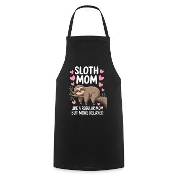 Sloth Saying, Sloths, Funny, Sloth Gift - Cooking Apron - black - Front - AI Model Male 185 dark (185cm)